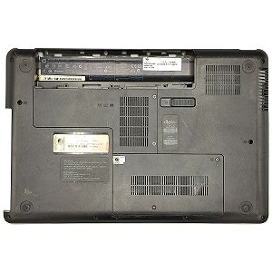 Carcaça Base Inferior Notebook Hp G42 Preto Com Prata