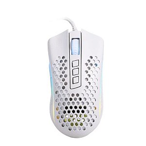 Mouse Gamer Rgb Redragon Storm Elite Lunar White 16000dpi