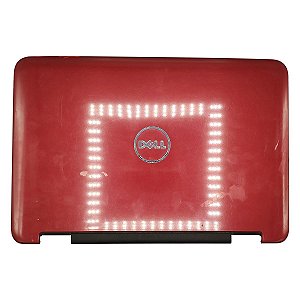 Carcaça Tampa Da Tela Notebook Dell Inspiron N4050 Vermelho - Detalhe