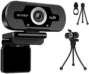 Webcam Para Pc Xbox One Full Hd 1080 Com Tripé E Microfone