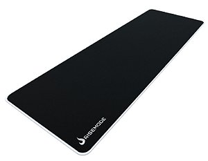 Mouse Pad Gamer Grande 90x30 Preto Rise Mode Borda Costurada