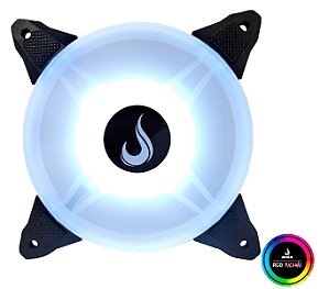 Ventoinha Pc Cooler Fan Rgb 120mm Rise Mode Aqua 5v Gabinete