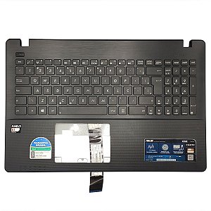 Carcaça Base Superior Com Teclado Notebook Asus X552e Preto