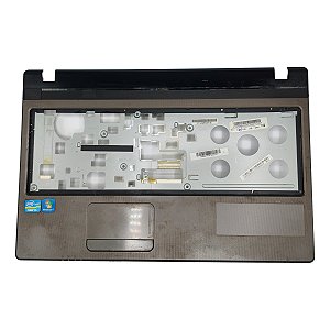 Carcaça Base Superior Notebook Acer Aspire 5750 5750z Cinza Escuro Com Detalhe