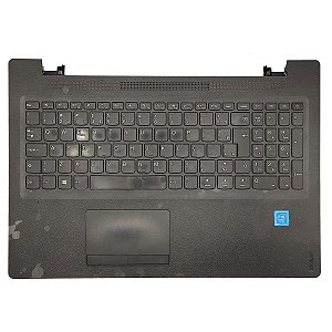 Carcaça Base Superior Com Teclado Notebook Lenovo Ideapad 110-15ibr Ap11s00080 - Detalhe
