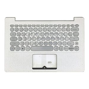 Carcaça Base Com Teclado Notebook Samsung Np530xbb Branco