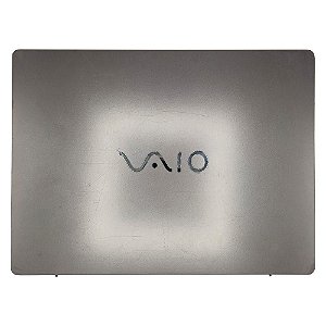 Carcaça Tampa Para Notebook Vaio vjf155f11x vjf154f11x Cinza Chumbo - Detalhe