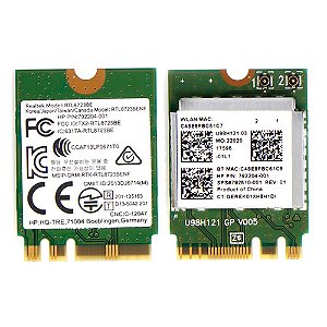 Placa Wifi Bluetooth M.2 Hp Spare 792204-201 Para Notebook
