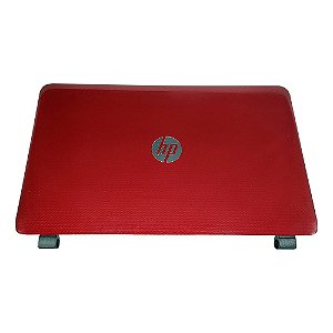 Carcaça Tampa e Moldura Notebook Hp 15 f272wm Vermelho/Preto