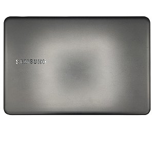 Carcaça da Tela Tampa e Moldura Notebook Samsung Np350xaa Np350xbe Cinza Chumbo