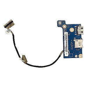 Placa Power Usb Sd Notebook Samsung Np550xda Ba92-21605a