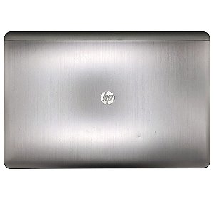 Carcaça Tampa da Tela Notebook Hp ProBook 4540s 4545S Cinza escovado Com Detalhe