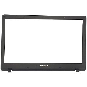 Carcaça Moldura da Tela Notebook Samsung Np300e5m Np300e5k Np300e5l BA61-03085A Ba98-00817a Preto - Detalhe