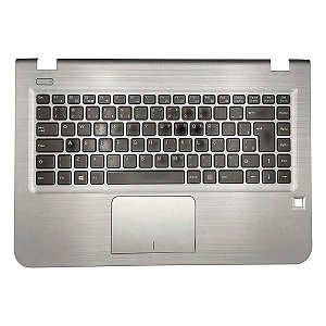 Carcaça Base Superior C/ Teclado Notebook Compaq Cq17 Prata