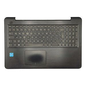 Carcaça Base Superior Com Teclado Notebook Asus Z550s Z550sa Preto