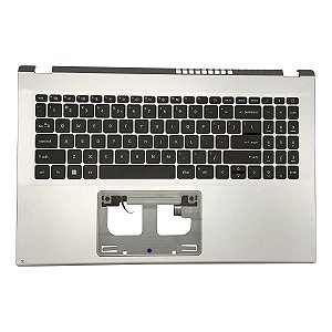 Carcaça Base Superior Com Teclado Notebook Acer Aspire A315-59 Prata Am3ui000500 Sem Touchpad Com Detalhe