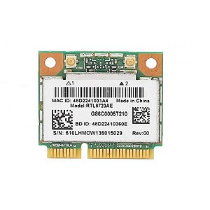 Placa Wifi 2.4Ghz + Bt Realtek RTL8723AE Para Notebook Acer Aspire 5750