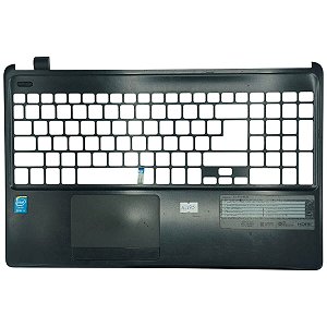 Carcaça Base Superior com Touchpad Acer Aspire E1-510 E1-530 E1-532 E1-570 E1-572 Preto AP0VR000700 Com Detalhe