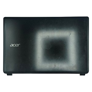 Tampa Traseira Tela Notebook Acer Aspire E1-510 E1-530 E1-532 E1-570 E1-572 Preto AP0VR000501 FA0VR000101 Com Detalhe
