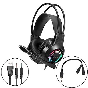 Headset Gamer Rgb Xtrike-Me Gh-709 P2 E P3 P/ Pc Ps4 Xbox One Notebook