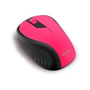 Mouse Sem Fio Wireless Notebook Multilaser Rosa Mo213