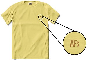 •T-shirt AFs Basic - Amarela• 