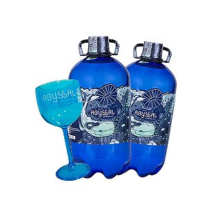 2 UND. REFIS GIN ABYSSAL 1L + 1 UND. TAÇA ACRÍLICO EXCLUSIVA