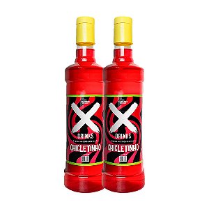 2 UND. X DRINKS CHICLETINHO 1 LITRO - GARRAFA PET