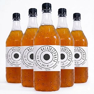 6x Chopp Double IPA Bala de Prata 1L - PET Growler