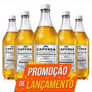 [LANÇAMENTO] 12x Chopp Sour Maracujá 1L - PET Growler