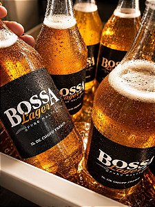 6x Chopp Bossa Lager 1L - PET Growler