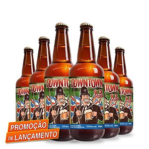 6x Cerveja Downtown Rock Pilsen 500ml