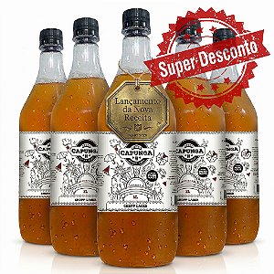 6x Chopp Lager 1L - PET Growler