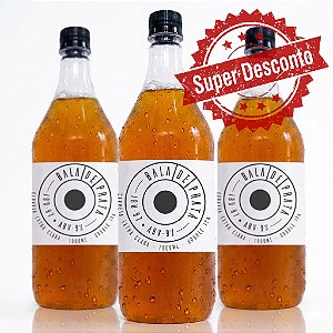 3x Chopp Double IPA Bala de Prata 1L - PET Growler