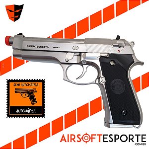 Pistola de Airsoft GBB WE M92 M011-sv