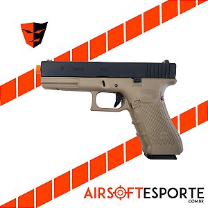 Pistol Airsoft We Glock G17 Gen4 Tan