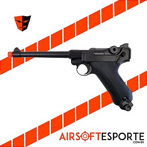 Pistola de Airsoft GBB We Luger P08/ 6 Preta