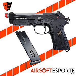 Pistola de Airsoft GBB We M92 M015-Bk