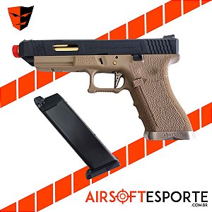 Pistola de Airsoft GBB We Glock G34 T06
