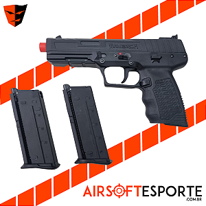 Pistola de Airsoft GBB SRC Maverick Blowback + mag extra