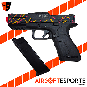 Pistola Airsoft Poseidon Gbb Glock XG8 Close Combat Tactical Preto