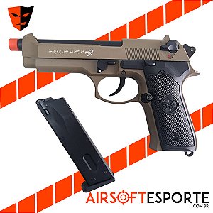 Pistola de Airsoft GBB SRC SR-92 GB-0706 Desert