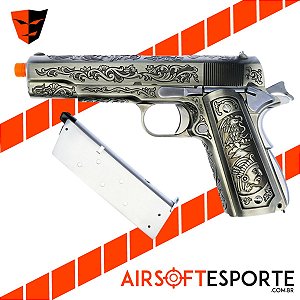 Pistola de Airsoft GBB WE 1911 Pattern Sv