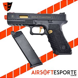 Pistol Airsoft APS Gold Phantom ASP605-Bk