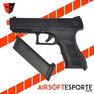 Pistola de Airsoft GBB KWA ATP-LE 101-00211 Preta