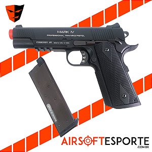 Pistola de Airsoft GBB KWA 1911 Mk IV PTP Bk