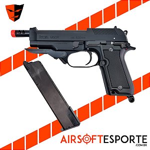 Pistola de Airsoft GBB KWA M932 R II NS2 Preta