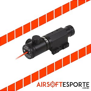 Laser Vermelho Uso Airsoft Com Trilho 20mm