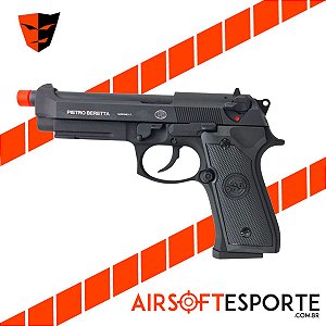 Pistola de Airsoft GBB SRC SR-92A1 GB-0702 Preta