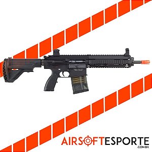 Rifle Elétrico De Airsoft Vfc Hk417 Umarex Assalter - BK